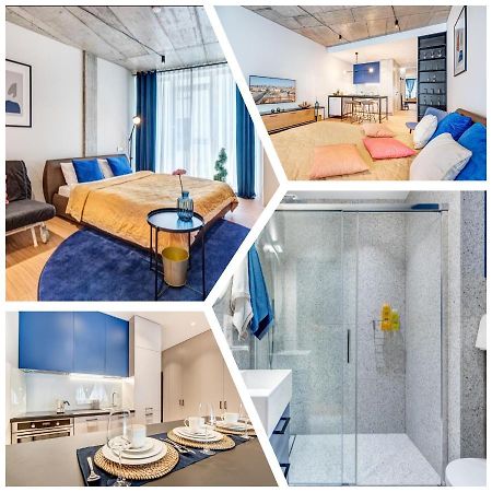 Happy Inn Gold Studio, Self Check-In, Parking In The Underground Garage 维尔纽斯 外观 照片